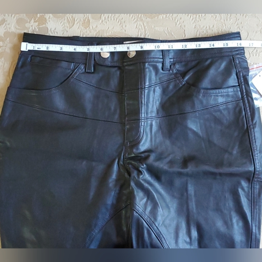 Free Pepple We The Free Rebel Vegan Leather Pants/Black - Picture 7 of 16